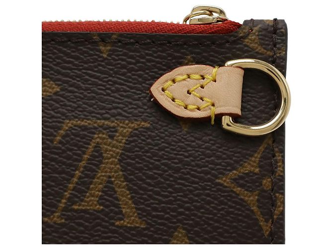 Pochette Neverfull Monogram Louis Vuitton Rosso - vista 4