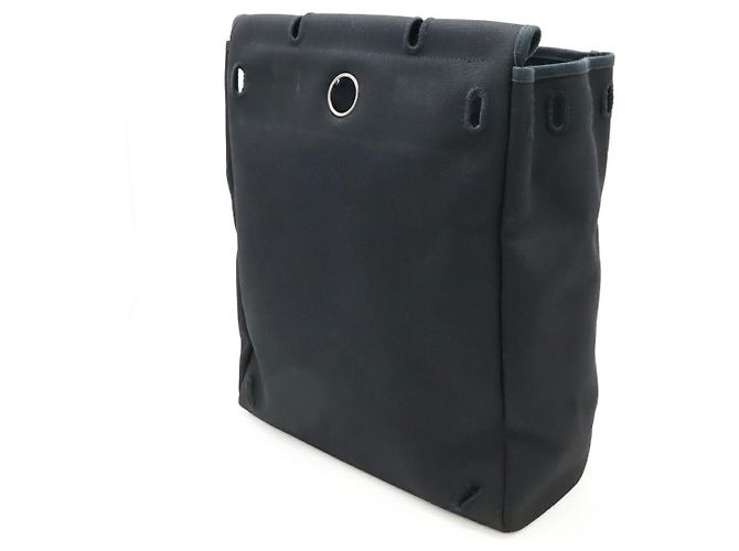 Borsa 2 in 1 Herbag Toile Officier di Hermès Nero - vista 9