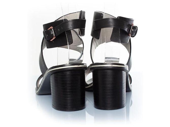 Sandale croisée en cuir Paul Smith Noir - vue 3