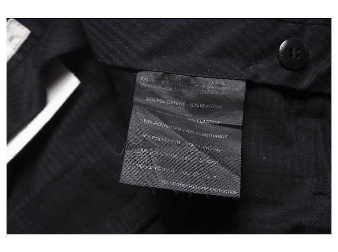 Pantaloni neri a righe di Prada. Nero - vista 5