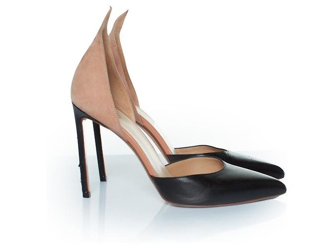 Décolleté in suede e pelle Francesco Russo Multicolore - vista 5
