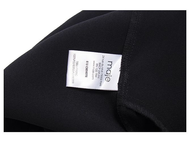 Shorts neri Maje a strati Nero - vista 5