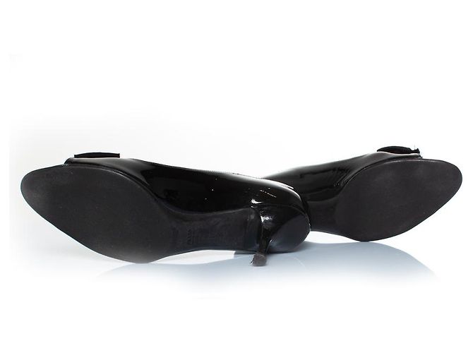 Bow Prada Lackleder Pumps mit Schleife Schwarz - Ansicht 7