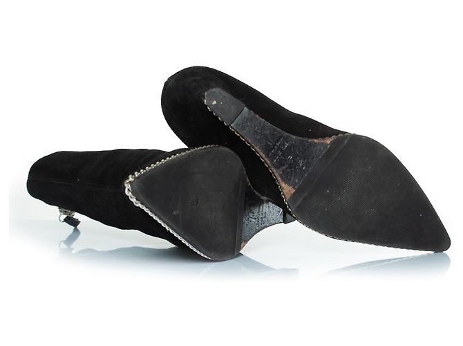 Stivaletti con zeppa Jardin neri Giuseppe Zanotti Nero - vista 7