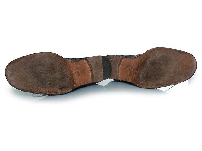 Maison Martin Margiela Maison Margiela Schnürschuhe aus Python in Grau - Ansicht 7