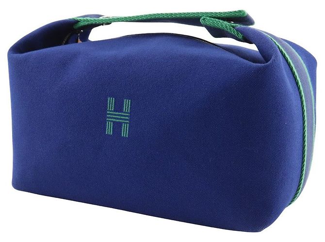 Borsa in tela Bride-a-Brac di Hermès Blu - vista 2