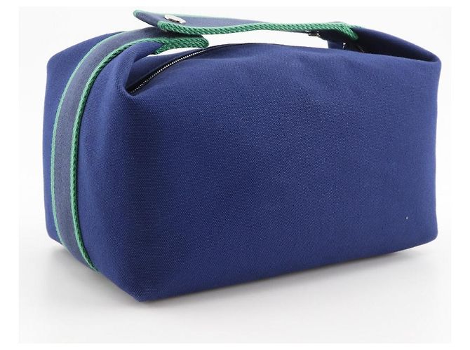 Borsa in tela Bride-a-Brac di Hermès Blu - vista 3