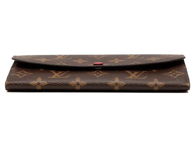 Portafoglio Lungo Emilie Monogram di Louis Vuitton Marrone - vista 3