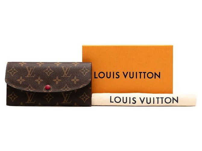 Portafoglio Lungo Emilie Monogram di Louis Vuitton Marrone - vista 7