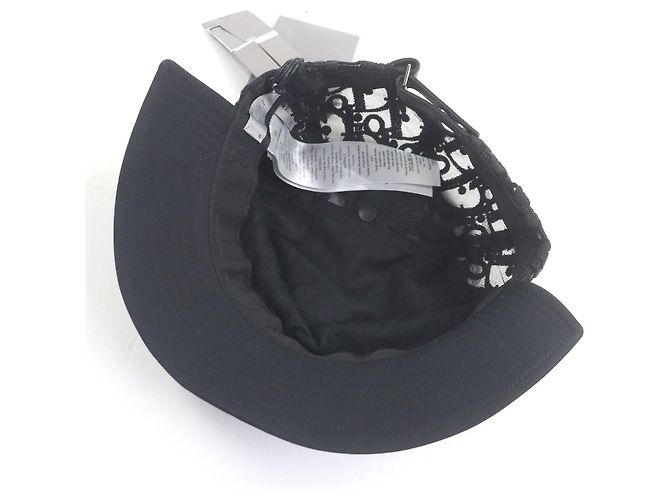 Christian Dior Cappello Trotter Oblique Dior×Cactus Jack Nero - vista 4