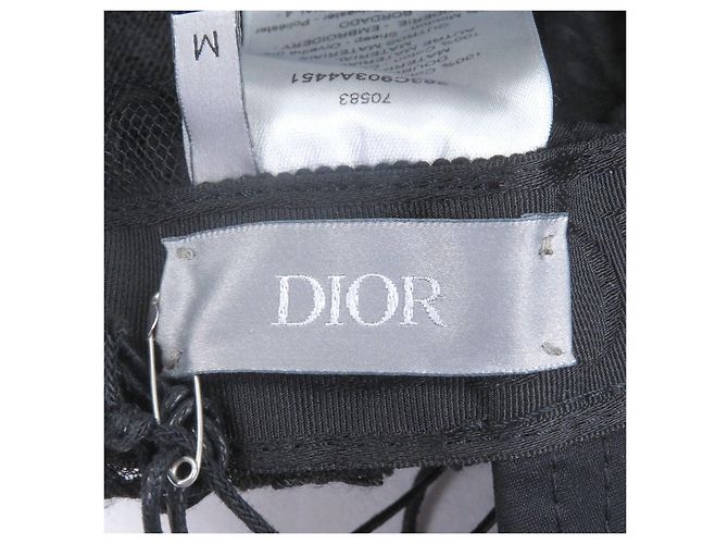 Christian Dior Cappello Trotter Oblique Dior×Cactus Jack Nero - vista 6