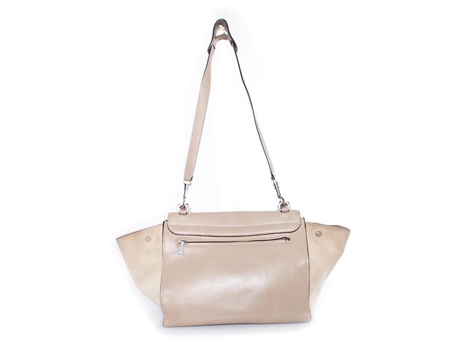 Céline Borsa Trapeze Celine in beige. Marrone - vista 2