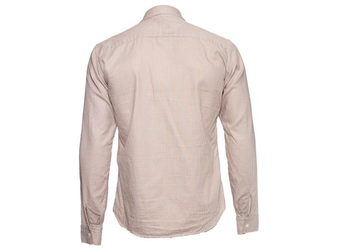 Camicia Viktor & Rolf in stampa pied de poule. Marrone Beige - vista 2