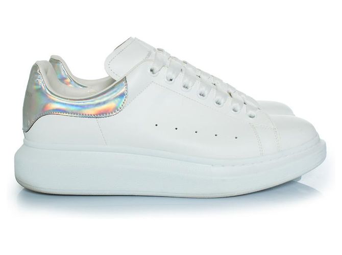 Sneakers oversized Larry di Alexander McQueen Bianco - vista 4