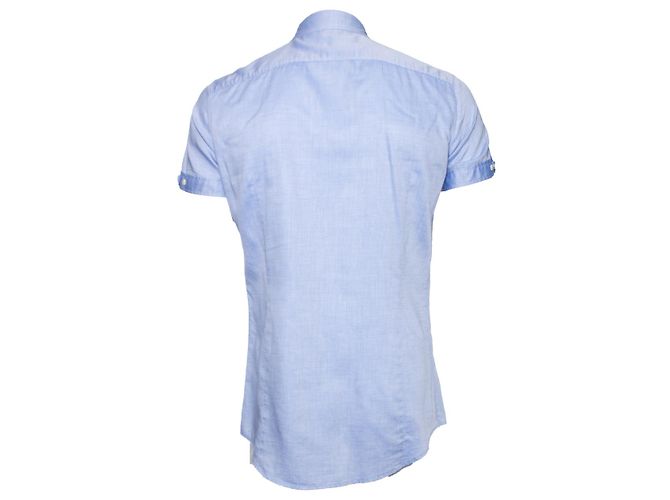 Camisa azul claro de mangas curtas Dsquared2. - vista 2