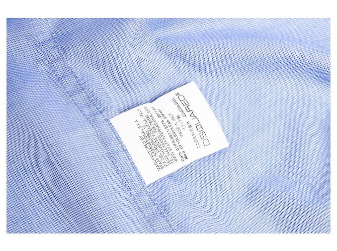 Camisa azul claro de mangas curtas Dsquared2. - vista 6