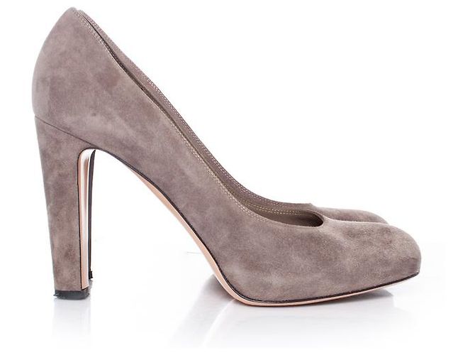 Grau Wildleder-Pumps Gianvito Rossi - Ansicht 6
