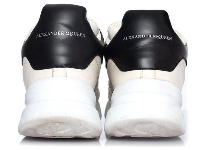 Baskets crème Alexander McQueen Marron Beige - vue 3