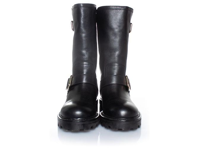 Botas de cuero Biker 2 de Jimmy Choo Negro - vista 3