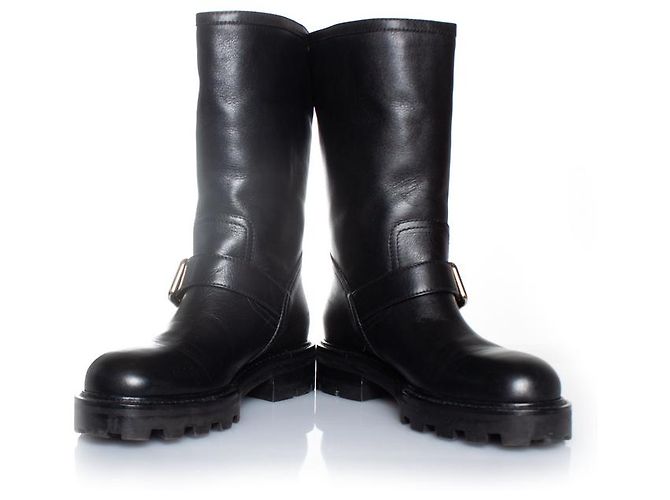 Botas de cuero Biker 2 de Jimmy Choo Negro - vista 5