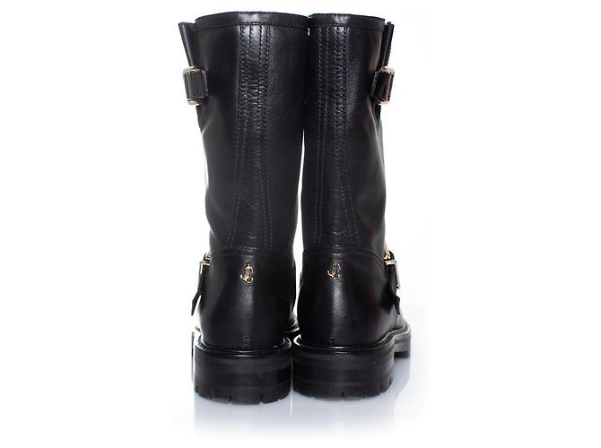 Botas de cuero Biker 2 de Jimmy Choo Negro - vista 6