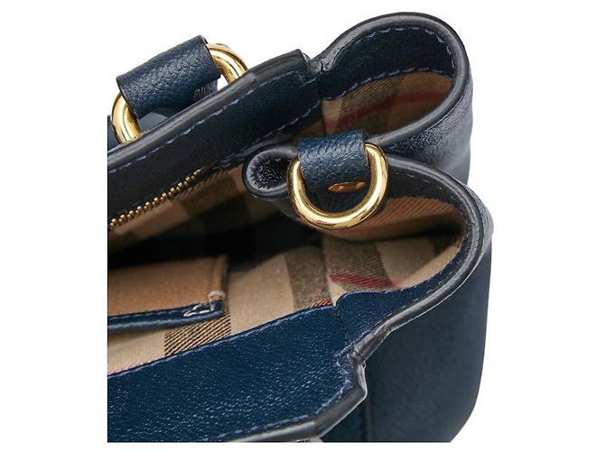 Borsa 2 in 1 Burberry Nova Check Blu - vista 8