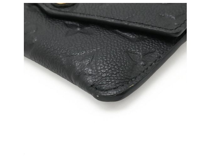 Münzbörse aus Monogram Empreinte Leder von Louis Vuitton Schwarz - Ansicht 3