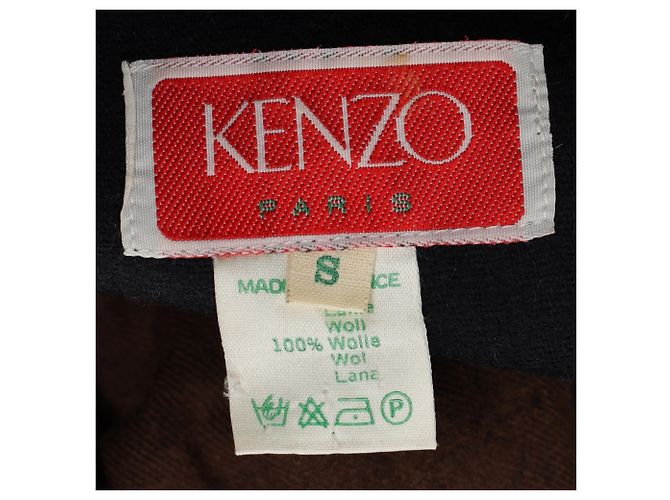 Blusa de Lana Marrón con Estampado Paisley Kenzo Castaño - vista 4
