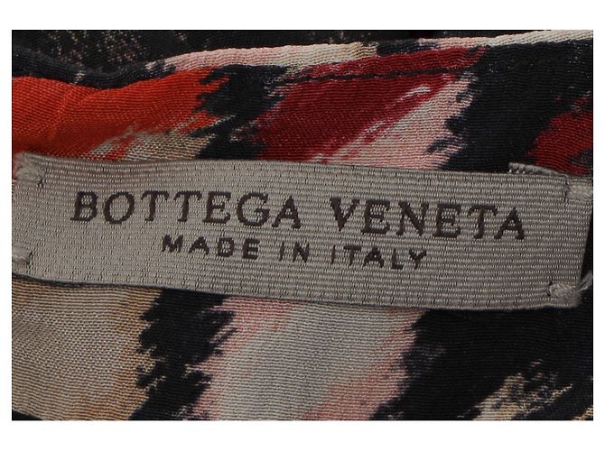 Abito Bottega Veneta al ginocchio in seta multicolore - vista 4