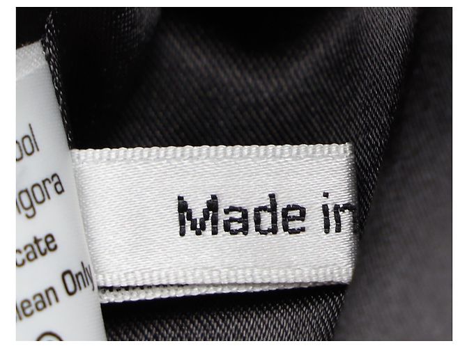 Abrigo con cinturón Roland Mouret en lana gris - vista 7