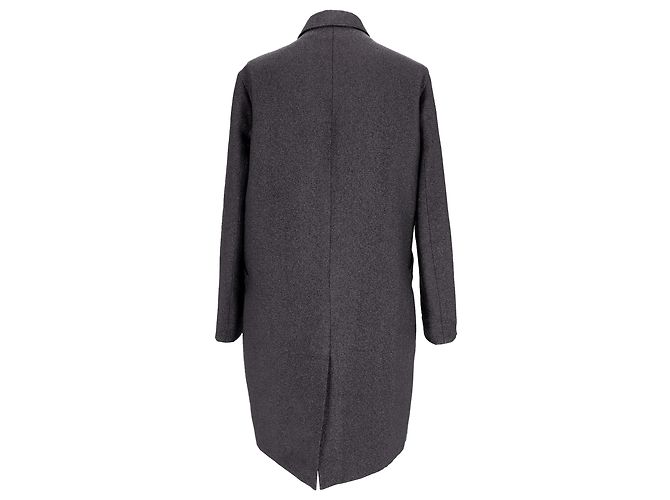 Abrigo Largo Jil Sander en Acetato Gris - vista 3