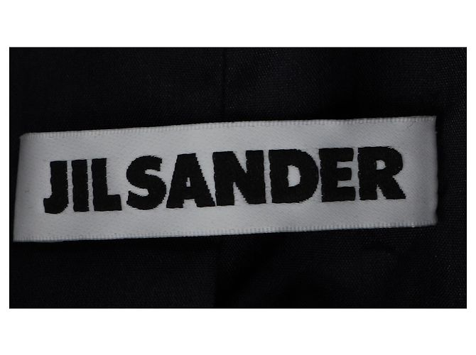 Abrigo Largo Jil Sander en Acetato Gris - vista 4