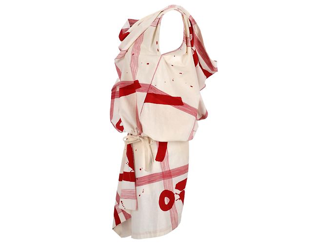 Issey Miyake Abstract Print Set in Multicolor Cotton Multiple colors - view 2