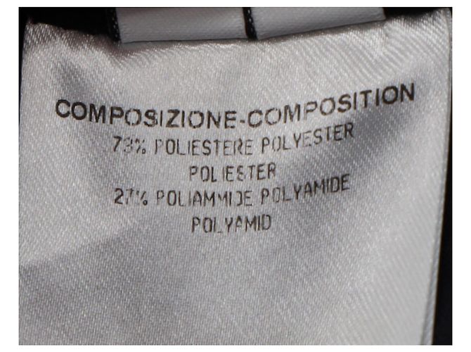 Everyday Balenciaga Double Breasted Coat in Black Polyester - view 6