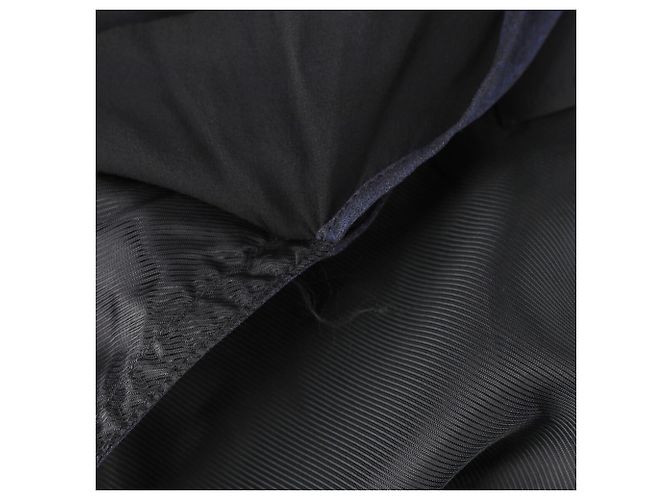 Top drapeado Haider Ackermann en seda azul marino - vista 9