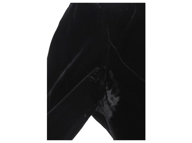 Azzaro Blazer monopetto con tasche in velluto nero - vista 5