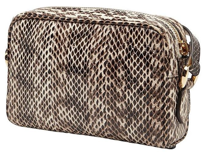 Gucci GG Marmont Python Schultertasche Braun - Ansicht 2