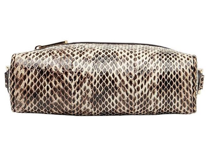 Gucci GG Marmont Python Schultertasche Braun - Ansicht 3