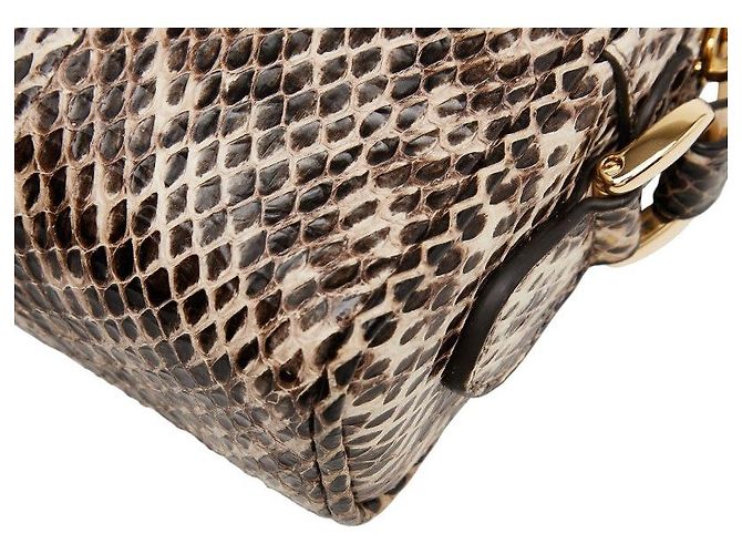 Gucci GG Marmont Python Schultertasche Braun - Ansicht 6