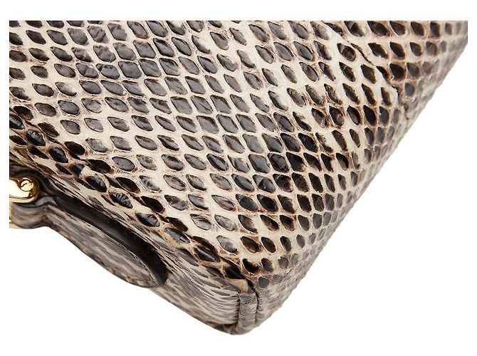 Gucci GG Marmont Python Schultertasche Braun - Ansicht 7