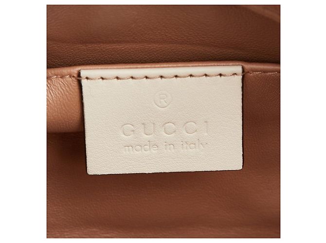 Gucci GG Marmont Python Schultertasche Braun - Ansicht 9