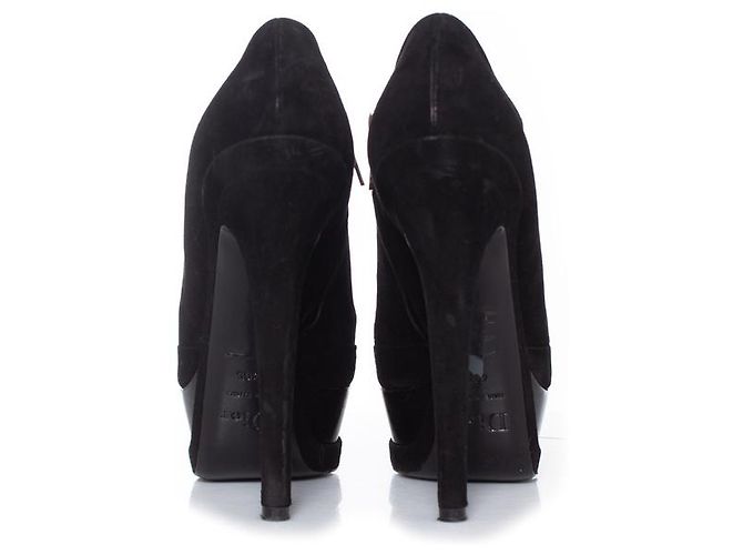 Botín negro "Rayas" Christian Dior - vista 4
