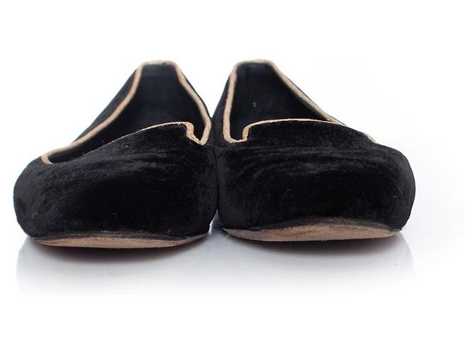 Mocassini in velluto neri Dolce & Gabbana Nero - vista 6