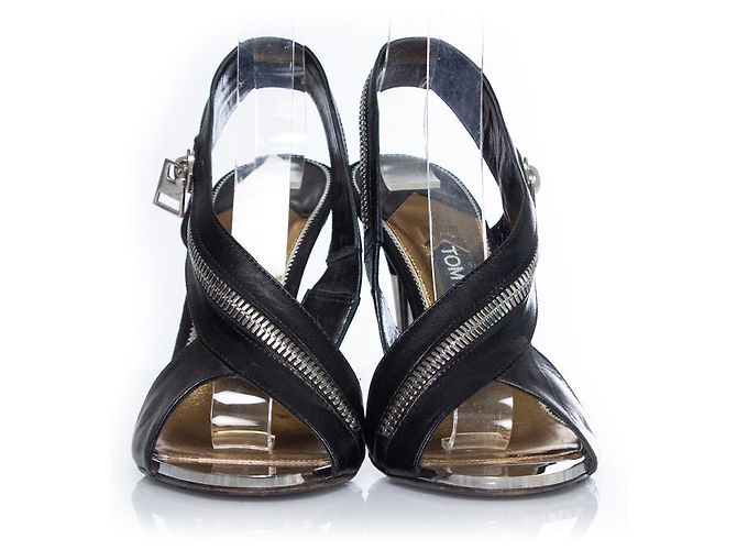 Tom Ford Leather zipper sandals - view 6