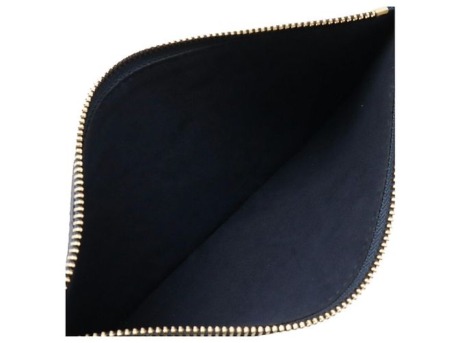 Pochette Monogram Empreinte Louis Vuitton Blu - vista 6