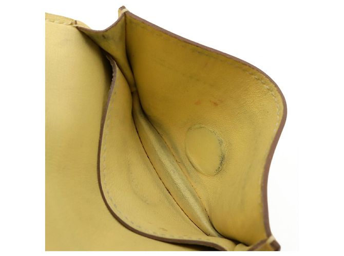 Tarjetero Dogon en Veau Swift de Hermès Amarillo - vista 6