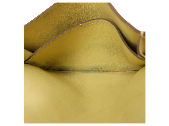 Tarjetero Dogon en Veau Swift de Hermès Amarillo - vista 7