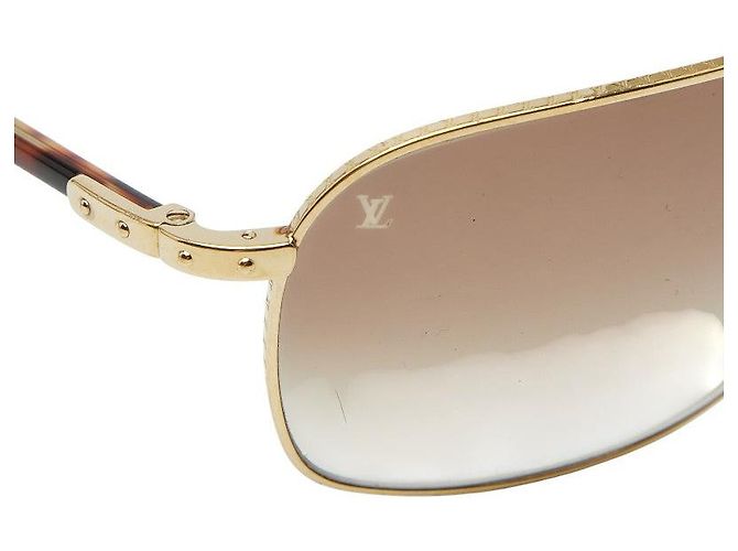 Occhiali da sole Conspiration Louis Vuitton D'oro Metallico - vista 5