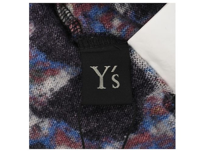 Y's von Yohji Yamamoto Kurzpullover mit Camouflage-Print aus mehrfarbiger Wolle Mehrfarben - Ansicht 5
