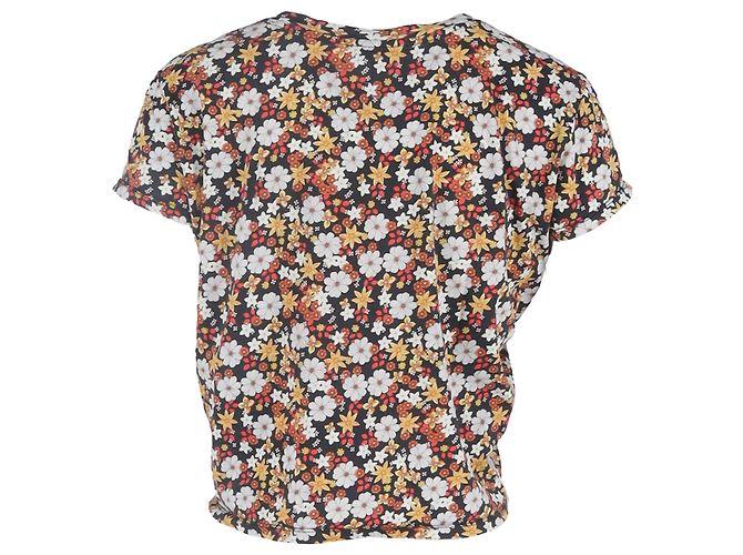 T-shirt con stampa floreale Sandro in cotone multicolore - vista 3